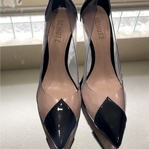 SCHUTZ black pumps- size 8.5.  Never worn!
